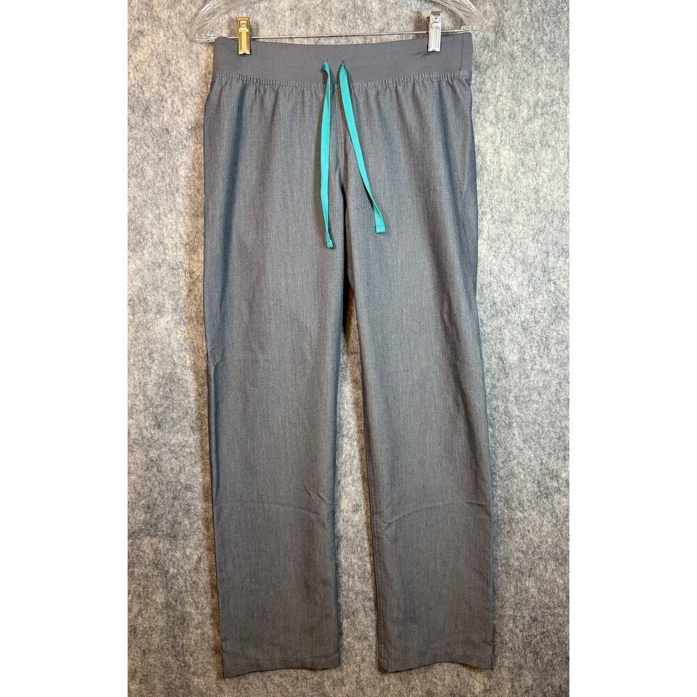 FIGS Pants Womens XS Gray Blue Livingston Basic Scrub Pants - PO 1262